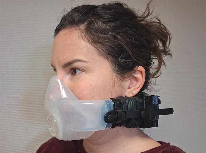 Masque à ventilation assistée